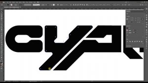 Y2K Logo Tutorial Without Using Any Font [Adobe Illustrator] | CYPER Y2K Logo Design process