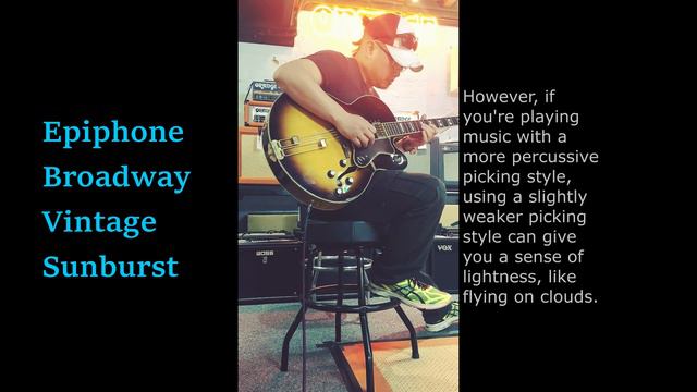 Epiphone Broadway jazz guitar Sound Test смотреть онлайн