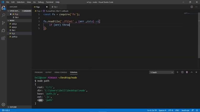 Node JS Crash Course