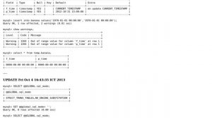 Databases: MySQL cluster 5.6 doesn't convert invalid TIMESTAMP value to '0000-00-00 00:00:00'?