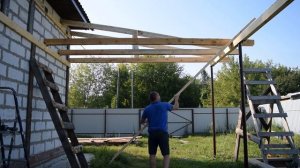 односкатная крыша продолжение