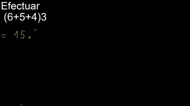 Efectuar (6+5+4)3 operaciones combinadas cual se resuelve primero смотреть онлайн