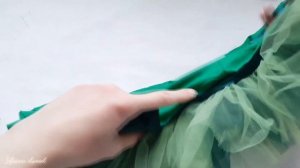 МК: БЕЗ ОВЕРЛОКА! Как пошить платье из фатина с крылышками для девочки | sew new year baby dress