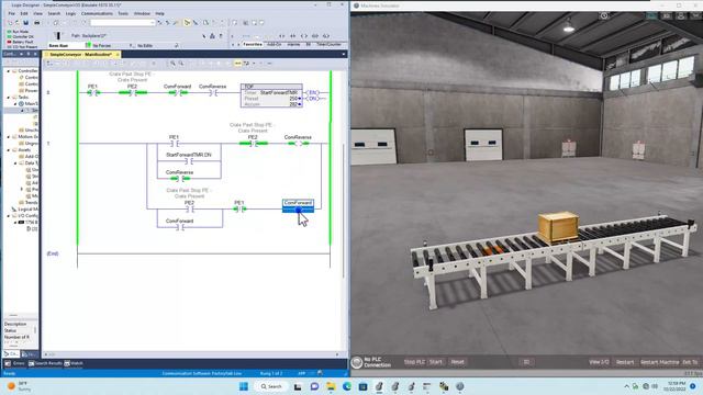 PLC Ladder Logic Basics For Beginners With A Working Conveyor