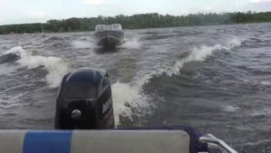 2 Салюта 480 Mercury F60 vs Yamaha F60 + Прогресс 2 Mercury M30E