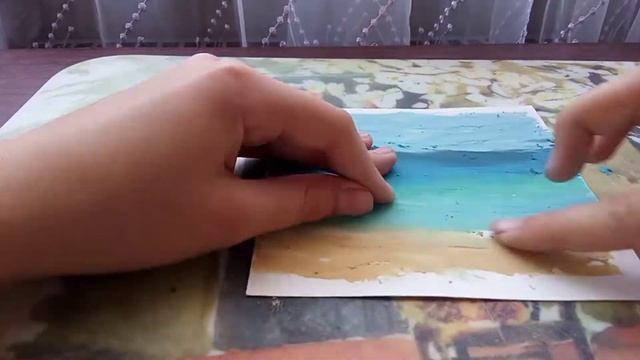Рисуем пластилином море ?️ смотреть онлайн