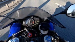 КУПИЛ YAMAHA R1 /Первый прохват в +5 градусов