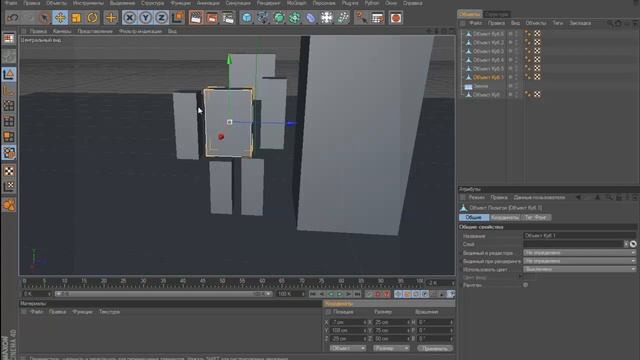 Моделирование Minecraft Стива в Cinema 4D для новичков
