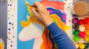 Как нарисовать ЕДИНОРОГА.Рисование для детей 5-9 лет