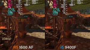 Ryzen 5 1600 AF vs i5 9400F // СРАВНЕНИЕ и ТЕСТЫ в ИГРАХ