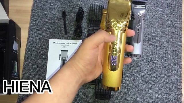 HIENA New Barber Professional Electric Hair Trimmer Men Cordless USB Hair Clipper смотреть онлайн