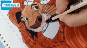 Раскраска Король лев. Coloring The Lion King | Mufasa and Simba coloring book
