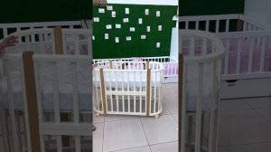 Овальная детская кроватка Санторини