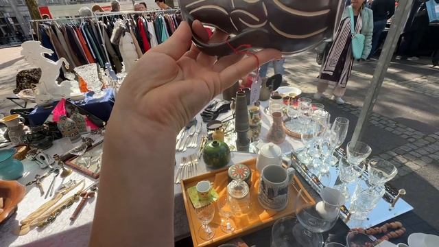 Невероятные находки на барахолке в Германии/ Блошиный рынок/Flohmark смотреть онлайн