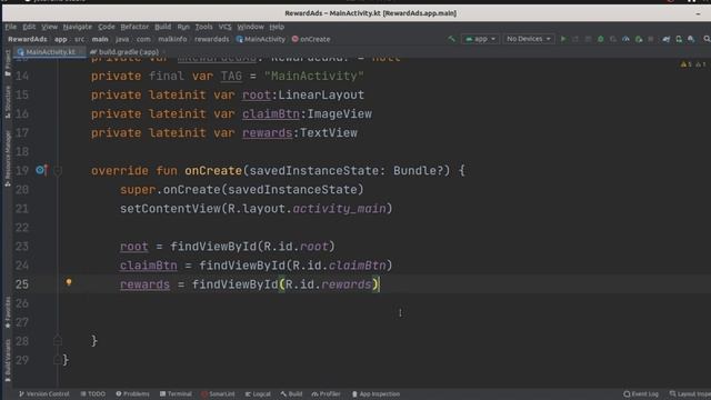 how to create game reward ads in your app in android studio -#solutioncodeandroid/ Admob Android