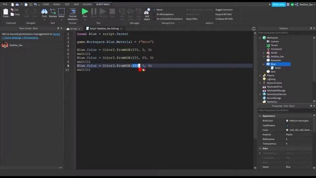 How to make a block turn rainbow in Roblox studios basic scripting смотреть онлайн