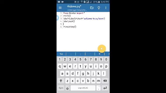Using Tkinter library in python смотреть онлайн
