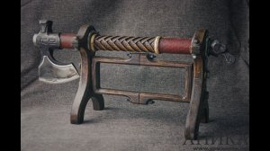 Байкерский топор по мотивам Harley Davidson / Handcrafted axe inspired by Harley Davidson