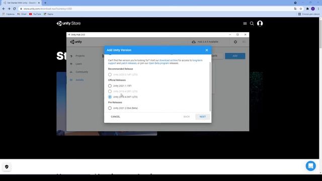 Какую версию Unity выбрать новичку
