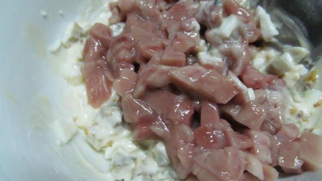 Закуска из картофеля с сельдью