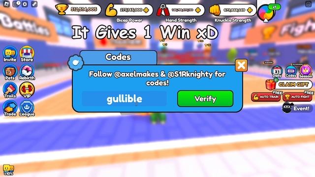 *August 5!* ALL WORKING Super Rebirth UPDATE CODES FOR ROBLOX ARM WRESTLE SIMULATOR! ROBLOX Codes смотреть онлайн
