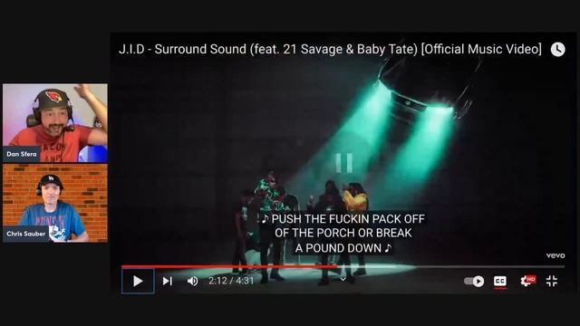 We React To J.I.D - Surround Sound - For First Time! смотреть онлайн
