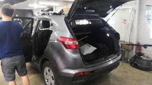 Тонировка hyundai creta за 35 минут
