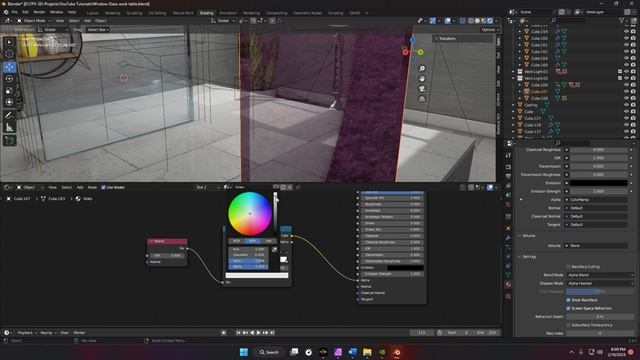 Easy architectural window glass in Blender 3D / Eevee #blender3d смотреть онлайн
