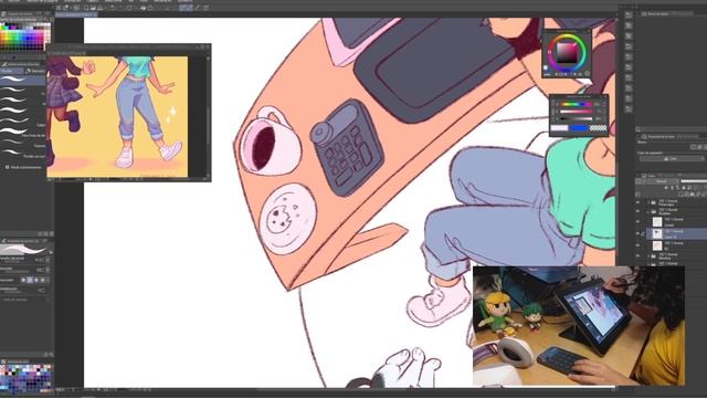 Huion Kamvas Pro 16 Plus 4K + Mini Keydial KD100 | Reseña + Speedpaint смотреть онлайн