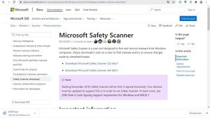 Поиск и удаление компьютерных вирусов с помощью Microsoft Safety Scanner