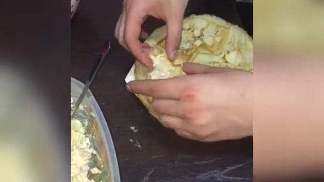 Блины с ветчиной и сыром! Шоколадные блины с варенкой!
