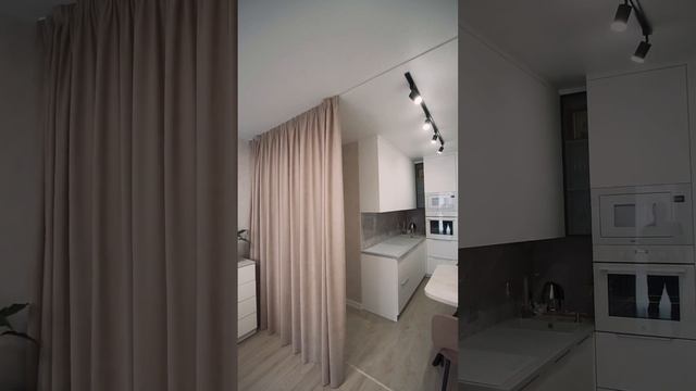 Встроенный электрокарниз Slott Motion. Гармония уюта #дизайнинтерьера #натяжныепотолки #минск смотреть онлайн