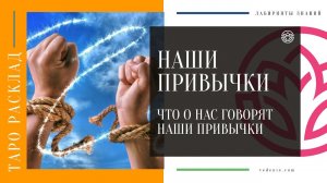 НАШИ ПРИВЫЧКИ. Что о нас говорят наши привычки