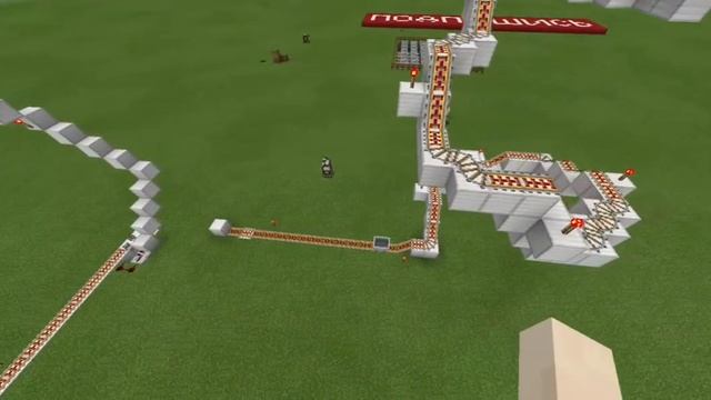 ПОСТРОИЛ МЕХАНИЧЕСКУЮ ЖЕЛЕЗНУЮ ДОРОГУ В МАЙНКРАФТ! смотреть онлайн