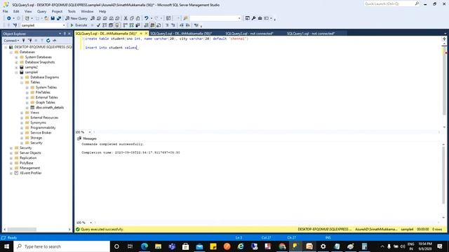 SQL SERVER TUTORIAL   ENGLISH SQL DEFAULT Constraint