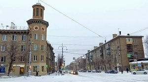 Магнитогорск, улица Ленинградская, от Советской до Октябрьской, Ленинский район (15.01.2022)