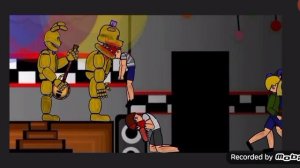 укус 87 фнаф рисуем мультфильмы 2