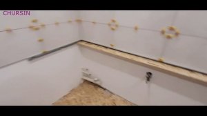 Кухонный фартук из кафеля 600 на 300