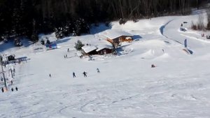 Ярославль. Шакша 23 февраля 2018 год.  Горнолыжный курорт.