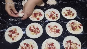 Жареные манты ! Узбекские  манты / Ковурма манти тайерлаш /Как приготовить узбекские манты