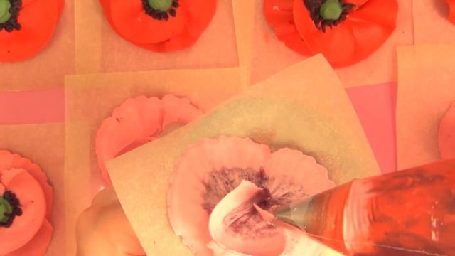 Пряничный букет. Маки из айсинга. смотреть онлайн