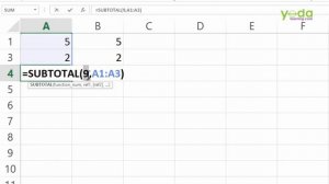 SUBTOTAL Formula in Excel (How & When to use)