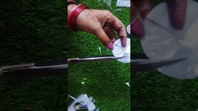 Beautiful flowers making from polythene#flowermaking #diwalispecial #toran #bestoutofwaste #rani смотреть онлайн