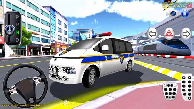 Police Van New Unlocking #18 - 3D Driving Class Simulator - Android GamePlay смотреть онлайн