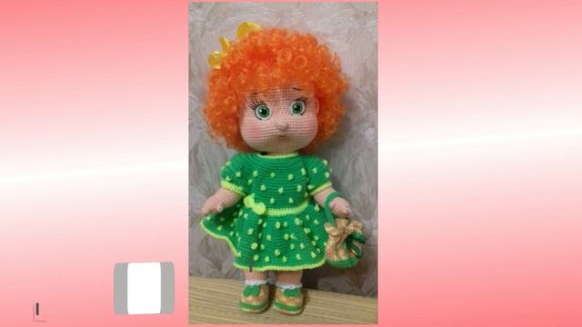 Малышка варенька. Вязаная крючком кукла. смотреть онлайн