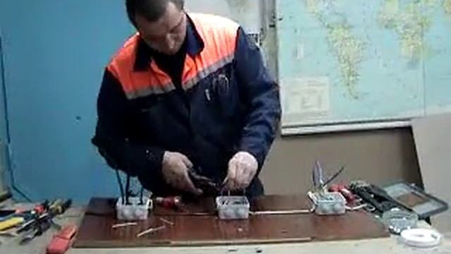 Виды соеденений в распаечных коробках