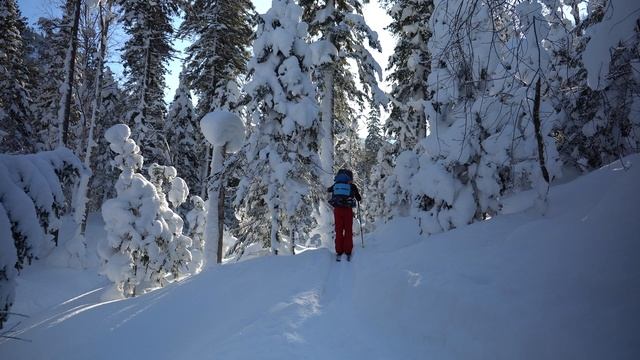 Лыжный поход на Соболиные озёра - 48 км сказки | 30 miles XC ski deep in Siberia