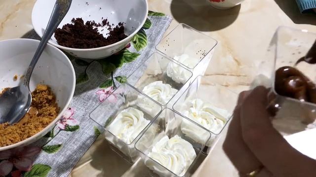 Десерт за 5 минут. Десерт в стаканчиках. Қазақша рецепт.Трайфл.