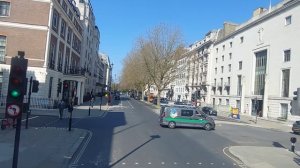 London Bus Ride Route 453 , Trafalgar Square to Marylebone Station.