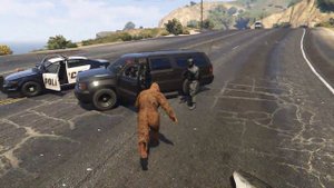 GTA 5 - игра за снежного человека Йети (28-й кактус), Bigfoot
